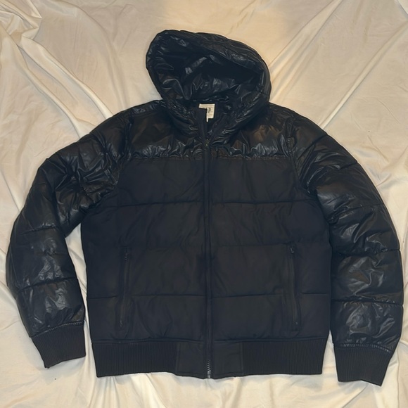 Gap black puffer jacket men’s size L - Picture 1 of 6